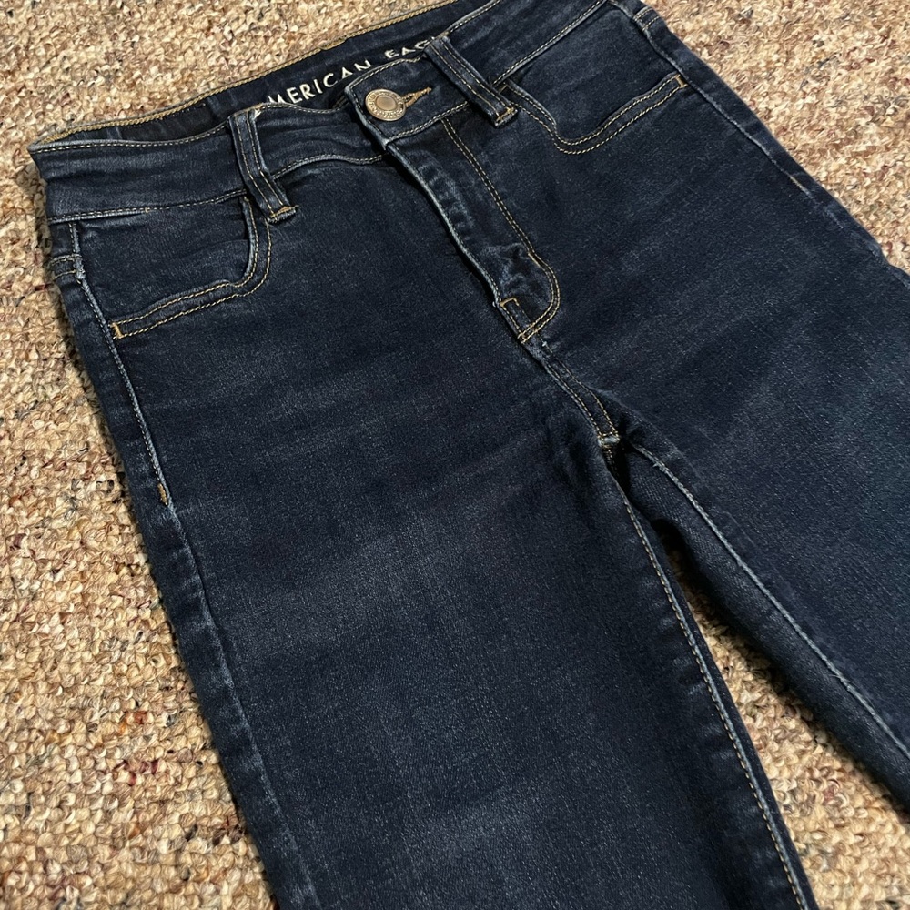 American Eagle Outfitters Women's Deep Indigo Skinny Jeans